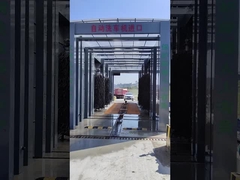 Alta pressione con spazzole Autobus lavatrice 2 gruppi spruzzo 6 spazzole