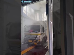 La lavatrice di pullman è montata