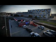 La lavatrice di auto di Kolon è completamente installata. Ora è aperta. Celebrate il nostro cliente russo!