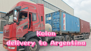 Kolon Bus&Truck Wash Machine consegnata a un prezioso cliente abituale dell'Argentina
