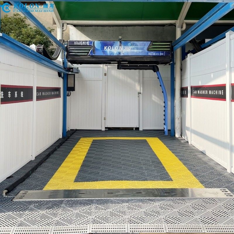 Lavatrici automatiche per autolavaggi omnidirezionali a 360 gradi, macchine per lavaggio auto KL360-1 a braccio singolo