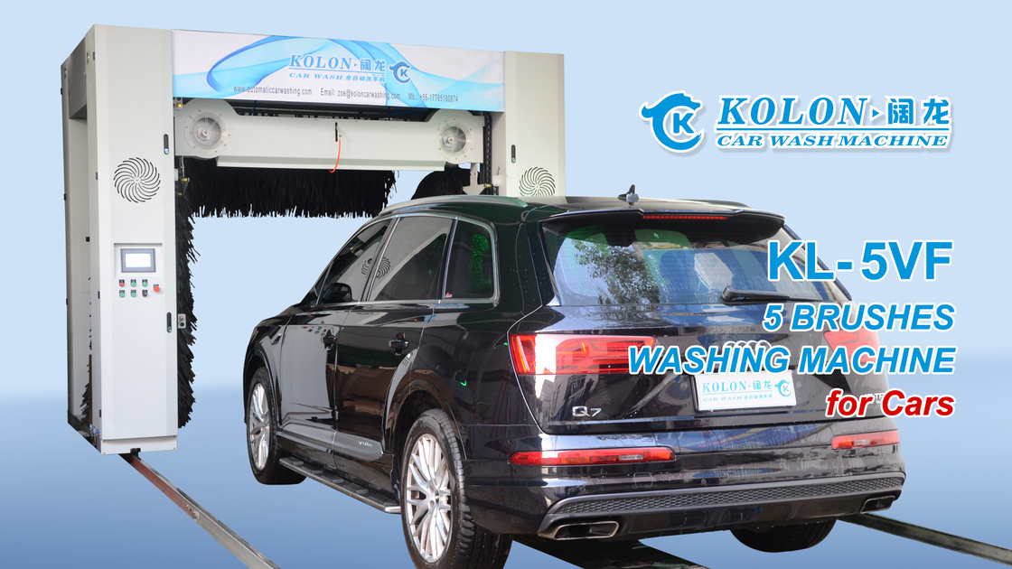 5 spazzole Automatic Rollover Lavatrice auto soffiatore automaticamente su e giù per auto