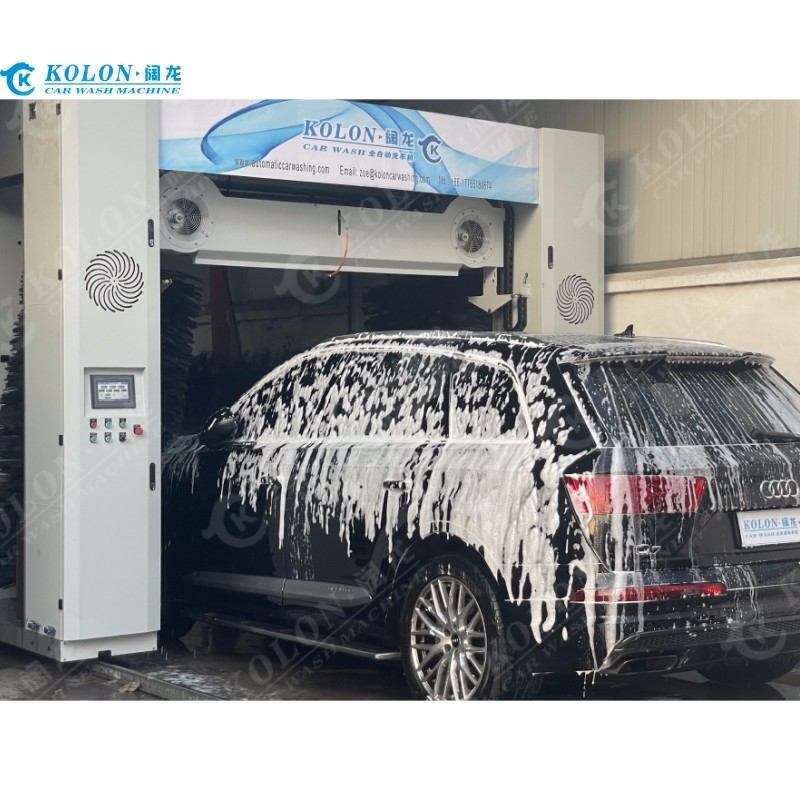5 spazzole Automatic Rollover Lavatrice auto soffiatore automaticamente su e giù per auto