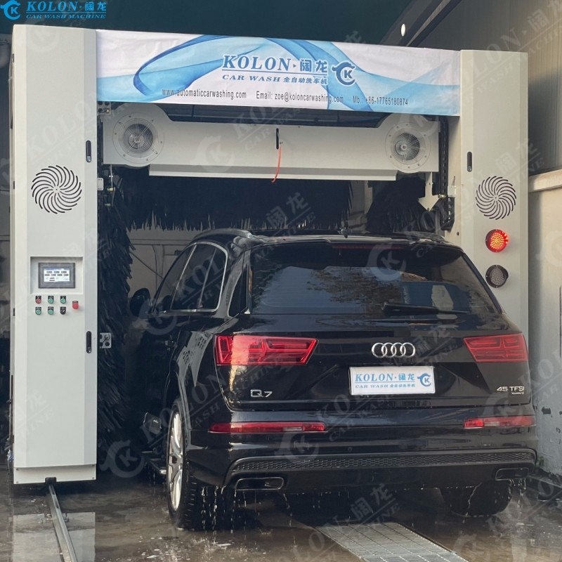5 spazzole Automatic Rollover Lavatrice auto soffiatore automaticamente su e giù per auto