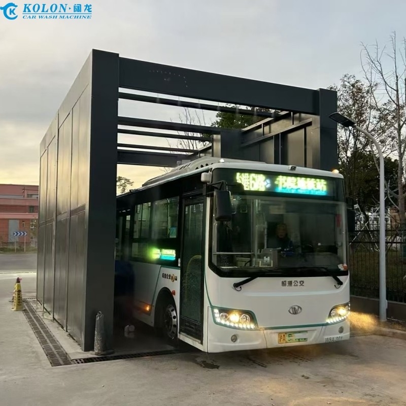Risparmio di tempo 3-5 minuti per macchina di pulizia di autobus con lunghezza massima illimitata