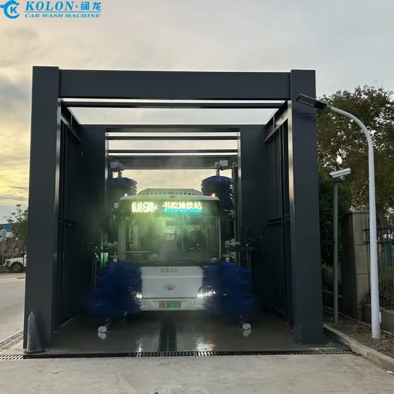 Risparmio di tempo 3-5 minuti per macchina di pulizia di autobus con lunghezza massima illimitata