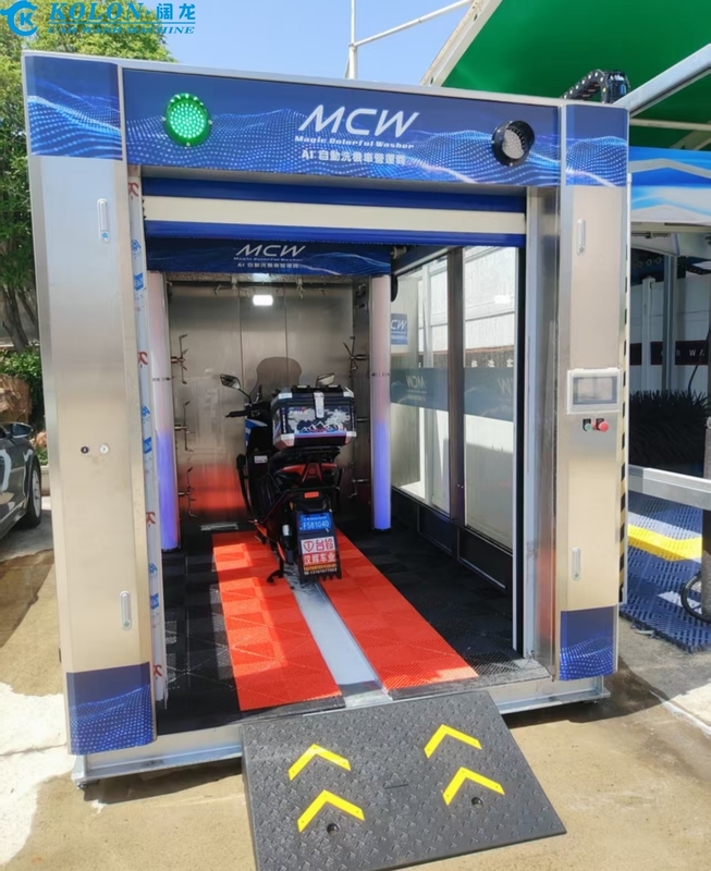Idropulitrice per moto ad alta pressione con telecomando modello più recente della serie KOLON KL-A in acciaio inossidabile