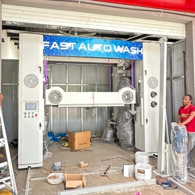 15cars/hour Lavatrice di auto con spruzzo di schiuma Tempo di lavaggio rapido