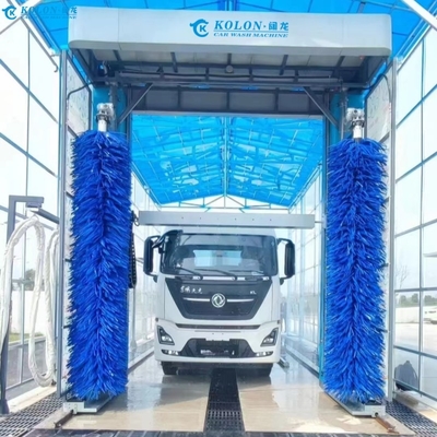 Sistema di lavaggio elettrico di autobus a risparmio d'acqua con consumo di acqua di 80L/auto mediante controllo PLC